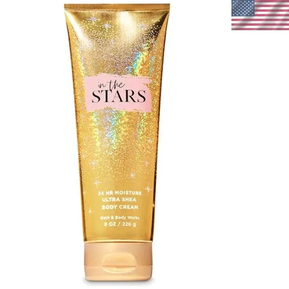 8 Oz In The Stars Sandalwood Ultra Shea Cream Bath and Body Works 24 Hour Cream